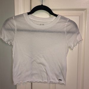 White simple tee